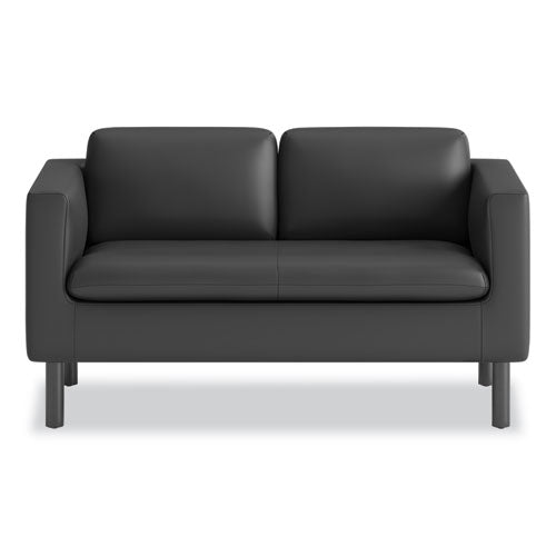 Image of HON® Parkwyn Series Loveseat, 53.5" x 26.75" x 29", Black
