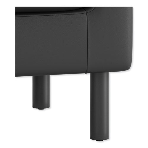 Image of HON® Parkwyn Series Loveseat, 53.5" x 26.75" x 29", Black