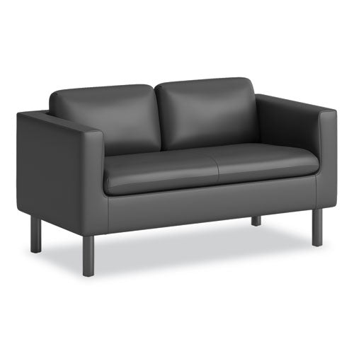 Image of HON® Parkwyn Series Loveseat, 53.5" x 26.75" x 29", Black