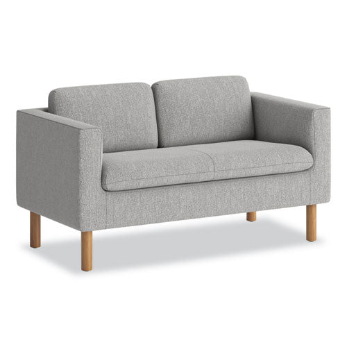 Image of HON® Parkwyn Series Loveseat, 53.5" x 26.75" x 29", Light Gray
