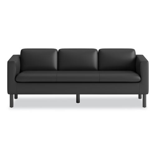 Image of HON® Parkwyn Series Sofa, 77" x 26.75" x 29", Black