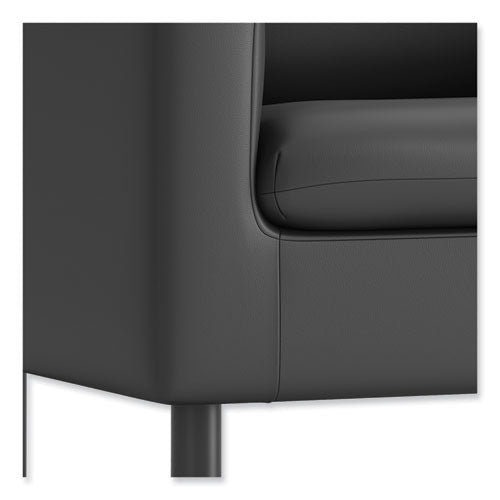 Image of HON® Parkwyn Series Sofa, 77" x 26.75" x 29", Black