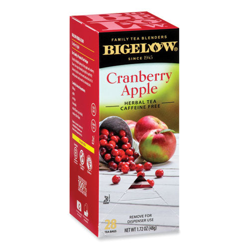 Image of Bigelow® Cranberry Apple Herbal Tea, 28/box