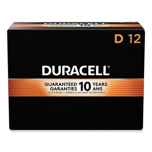 Image of Duracell® Coppertop Alkaline D Batteries, 12/box