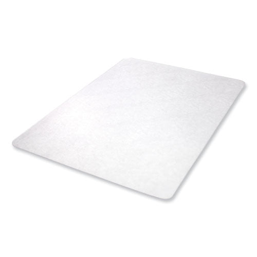 Image of deflecto® EconoMat All Day Use Chair Mat for Hard Floors, Flat Packed, 45 x 53, Clear