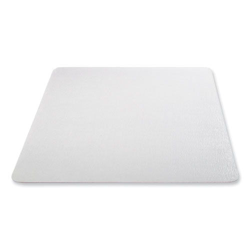 Image of deflecto® EconoMat All Day Use Chair Mat for Hard Floors, Flat Packed, 45 x 53, Clear