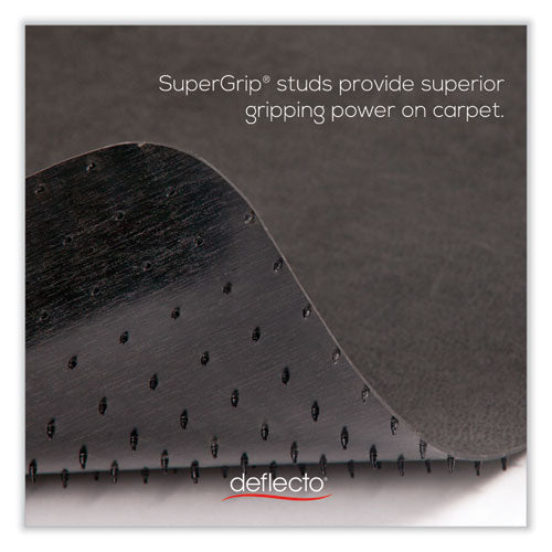 Image of deflecto® Supermat Frequent Use Chair Mat For Medium Pile Carpet, 36 X 48, Rectangular, Black