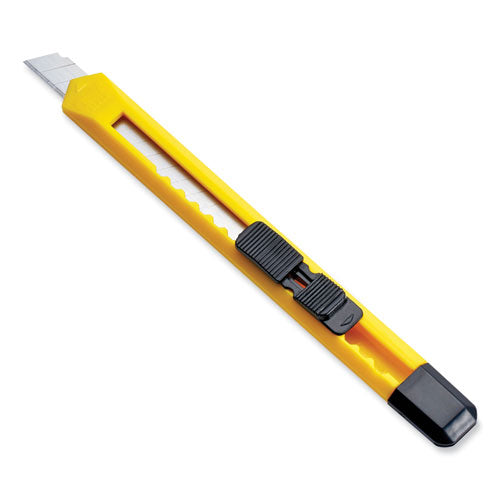 Image of Stanley® Quick Point Utility Knife, 9 mm Blade, Yellow/Black