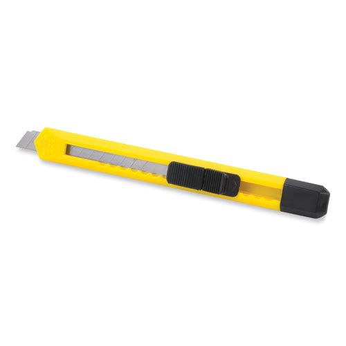 Image of Stanley® Quick Point Utility Knife, 9 mm Blade, Yellow/Black
