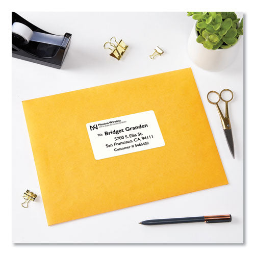 Image of Avery® Shipping Labels with TrueBlock Technology, Inkjet Printers, 2.5 x 4, White, 8 Labels/Sheet, 25 Sheets/Pack