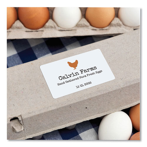 Image of Avery® Shipping Labels with TrueBlock Technology, Inkjet Printers, 2.5 x 4, White, 8 Labels/Sheet, 25 Sheets/Pack