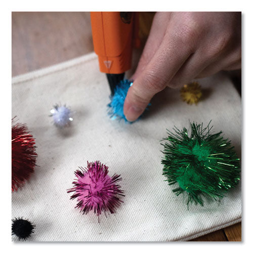 Image of Gorilla® Mini Hot Glue Sticks, 0.27" dia x 4", Dries Clear, 75/Pack