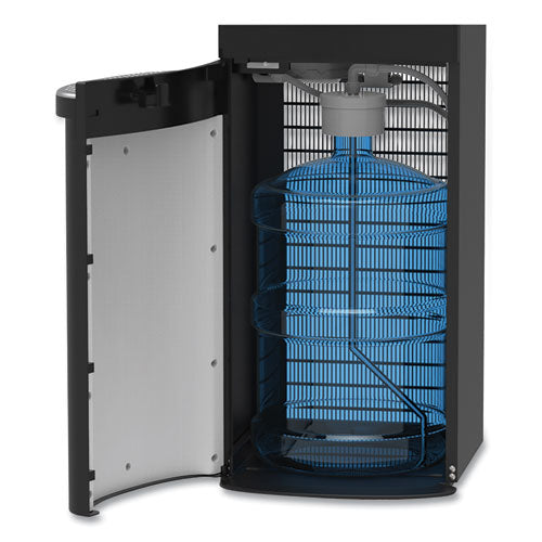 Image of Oasis® MaxxFill Flex Hot and Cold Water Dispenser, 2.11 gal/Hot Water per Hour, 12.2 x 14.2 x 42.33, Black/Stainless Steel