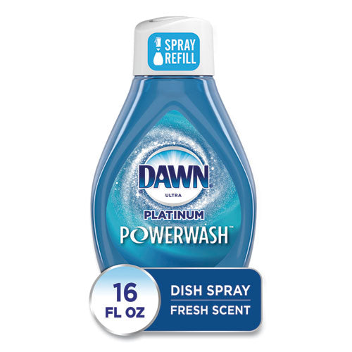 Image of Dawn® Platinum Powerwash Dish Spray Refill, Fresh Scent, 16 oz Refill Bottle
