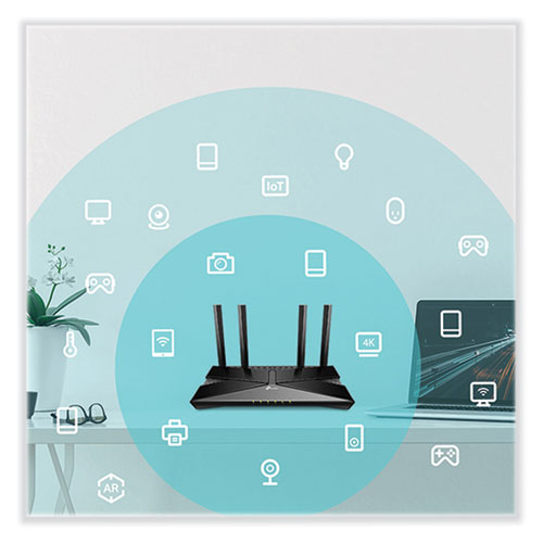 Image of TP-Link Archer AX1500 Wireless and Ethernet Router, 5 Ports, Dual-Band 2.4 GHz/5 GHz