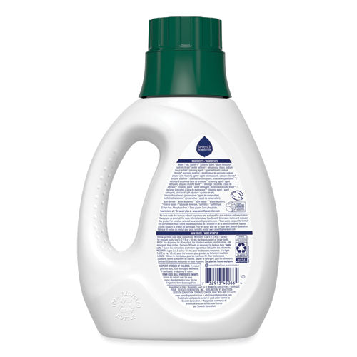 Image of Seventh Generation® Natural Liquid Laundry Detergent, Fragrance Free, 45 oz Bottle, 6/Carton