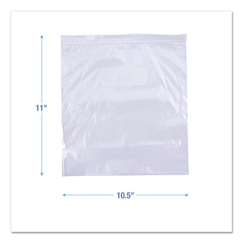 Image of Boardwalk® Reclosable Freezer Storage Bags, 1 gal, 10.5" x 11", Clear, 250/Box