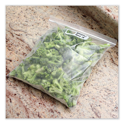 Image of Boardwalk® Reclosable Freezer Storage Bags, 1 gal, 10.5" x 11", Clear, 250/Box