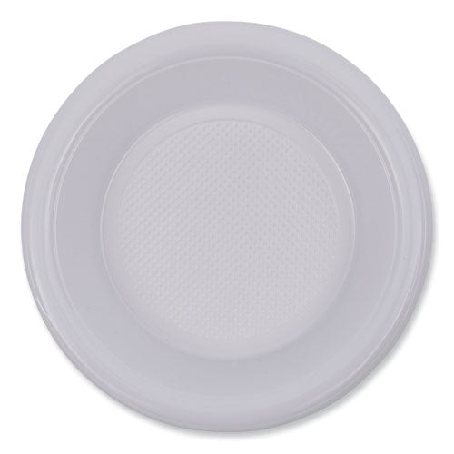 Image of Boardwalk® Hi-Impact Plastic Dinnerware, Bowl, 10 oz to 12 oz, White, 1,000/Carton