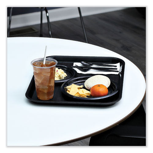 Image of Boardwalk® Heavyweight Wrapped Polystyrene Cutlery, Fork, Plastic, Black, 1,000/Carton