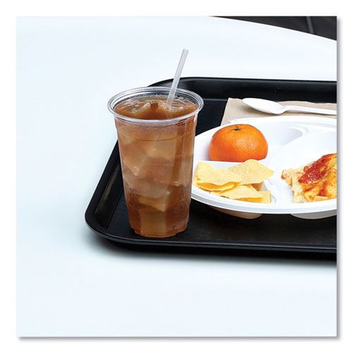 Image of Boardwalk® Jumbo Straws, 7.75", Plastic, Translucent, Unwrapped, 250/pack, 50 Packs/carton