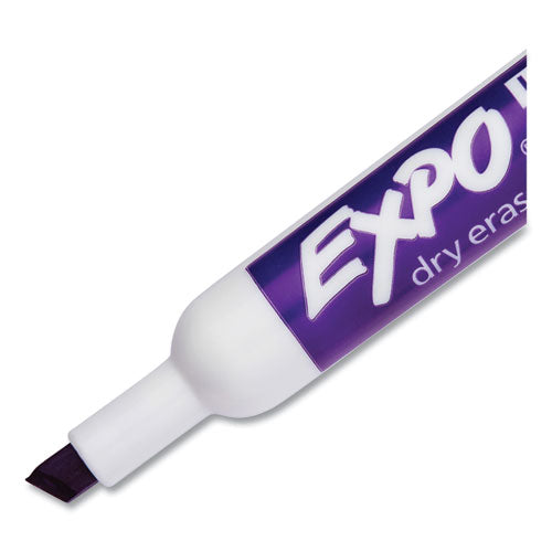 Image of EXPO® Low-Odor Dry-Erase Marker, Broad Chisel Tip, Purple