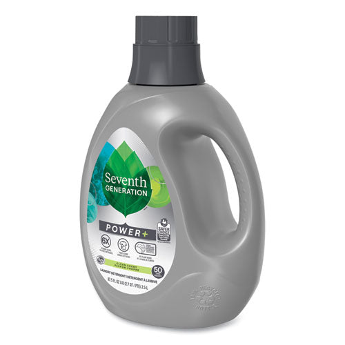 Image of Seventh Generation® Power+ Laundry Detergent, Clean Scent, 87.5 oz Bottle