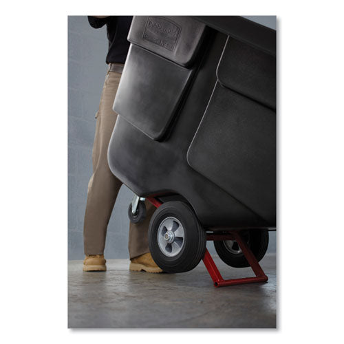 Image of Rubbermaid® Commercial 0.5 cu yd BRUTE Rotomolded Tilt Truck, 450 lb Capacity, Black