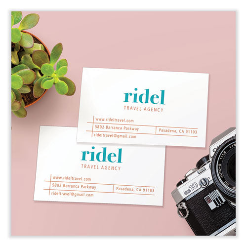 Image of Avery® Printable Microperforated Business Cards W/sure Feed Technology, Laser, 2 X 3.5, White, 250 Cards, 10/sheet, 25 Sheets/pack
