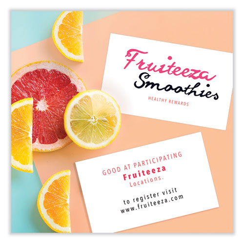 Image of Avery® Printable Microperforated Business Cards W/sure Feed Technology, Laser, 2 X 3.5, White, 250 Cards, 10/sheet, 25 Sheets/pack