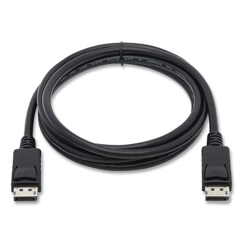 Image of Tripp Lite by Eaton DisplayPort Cable with Latches (M/M), 6 ft, Black