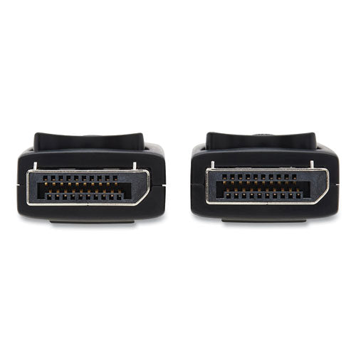 Image of Tripp Lite by Eaton DisplayPort Cable with Latches (M/M), 6 ft, Black