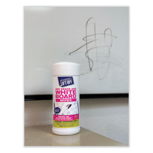 Image of Motsenbocker's Lift-Off® Dry Erase Cleaner Wipes, 7 X 12, 40/canister