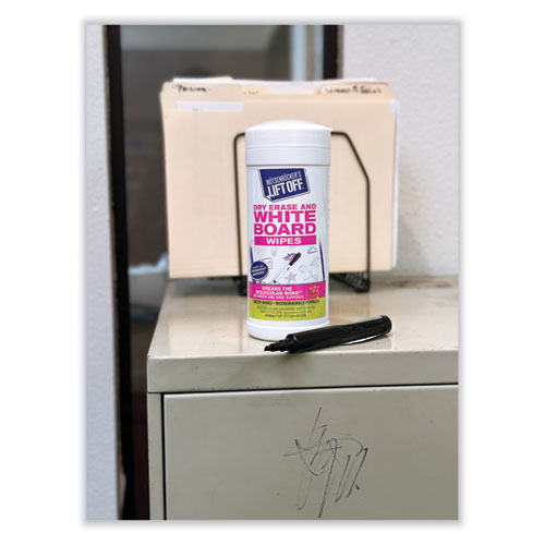 Image of Motsenbocker's Lift-Off® Dry Erase Cleaner Wipes, 7 X 12, 40/canister