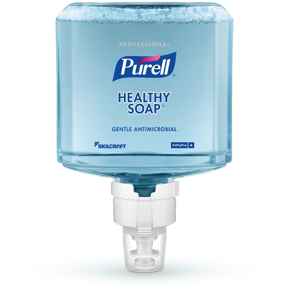 Image of Purell Skilcraft Professional Healthy Soap 0.5% BAK Antimicrobial Foam Refill, 1200 mL Dispenser Refill