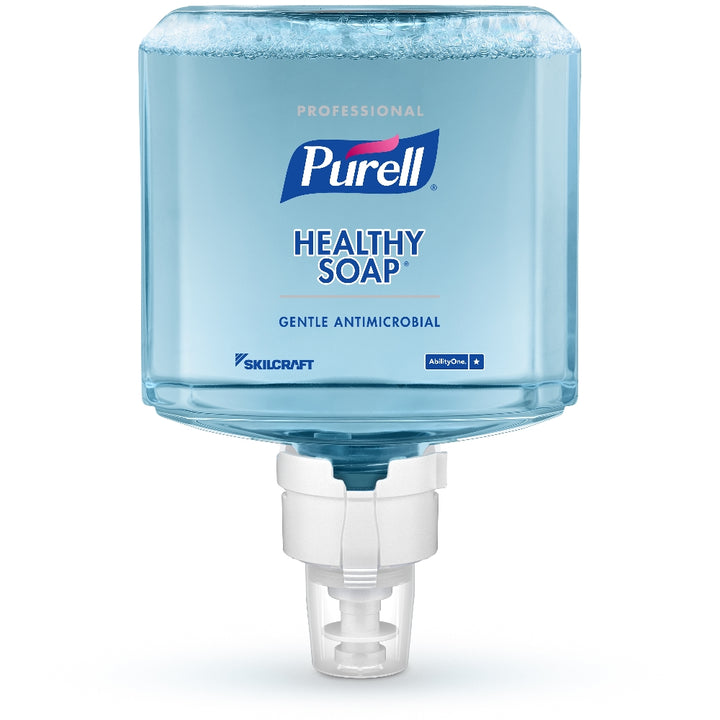 Image of Purell Skilcraft Professional Healthy Soap 0.5% BAK Antimicrobial Foam Refill, 1200 mL Dispenser Refill