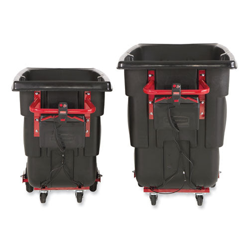 Image of Rubbermaid® Commercial 1 cu yd Motorized Roto Tilt Truck, 1,000 lb Capacity, Black