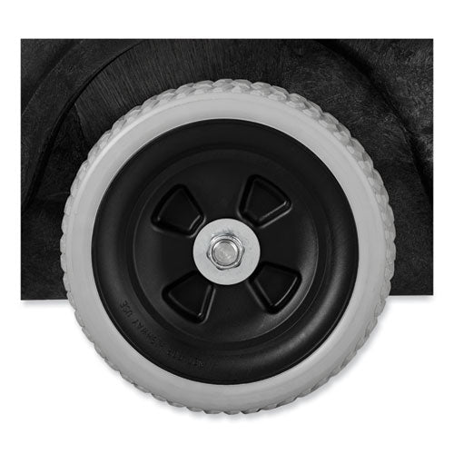 Image of Rubbermaid® Commercial 0.75 cu yd Structural Foam Tilt Truck, 600 lb Capacity, Black