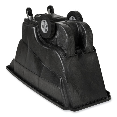 Image of Rubbermaid® Commercial 0.5 cu yd Structural Foam Tilt Truck, Standard Duty, 850 lb Capacity, Black
