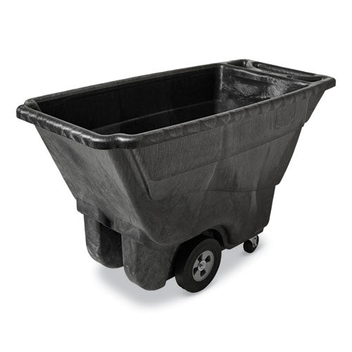 Image of Rubbermaid® Commercial 0.5 cu yd Structural Foam Tilt Truck, Standard Duty, 850 lb Capacity, Black