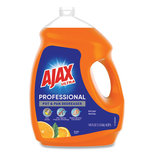 Image of Ajax® Dish Detergent, Orange Scent, 145 Oz Bottle, 4/carton