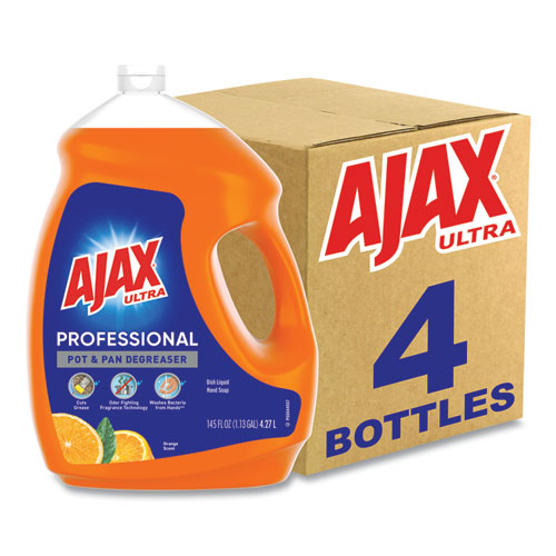 Image of Ajax® Dish Detergent, Orange Scent, 145 Oz Bottle, 4/carton