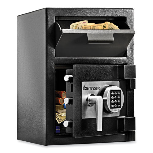 Image of Sentry® Safe Digital Depository Safe, Large, 0.94 Cu Ft, 14w X 15.6d X 20h, Black