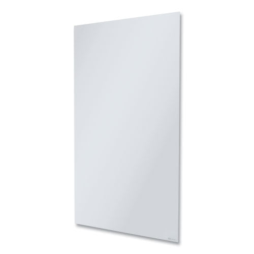 Image of Quartet® InvisaMount Vertical Magnetic Glass Dry-Erase Boards, 48" x 85", White Surface