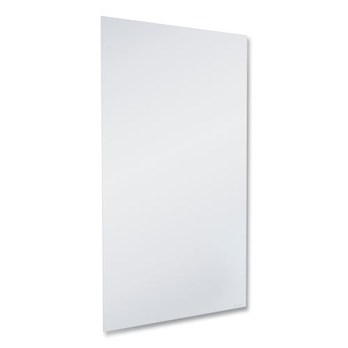 Image of Quartet® InvisaMount Vertical Magnetic Glass Dry-Erase Boards, 48" x 85", White Surface