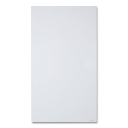 Image of Quartet® InvisaMount Vertical Magnetic Glass Dry-Erase Boards, 48" x 85", White Surface