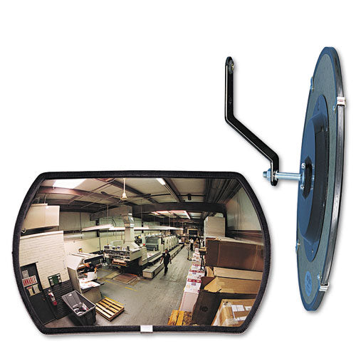 Image of See All® 160 degree Convex Security Mirror, Round Rectangular, 18"w x 12"h