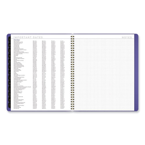 Image of AT-A-GLANCE® Contemporary Monthly Planner, 11.38 x 9.63, Purple Cover, 12-Month (Jan to Dec): 2025