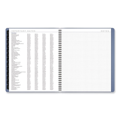 Image of AT-A-GLANCE® Contemporary Monthly Planner, 11.38 x 9.63, Blue Cover, 12-Month (Jan to Dec): 2025