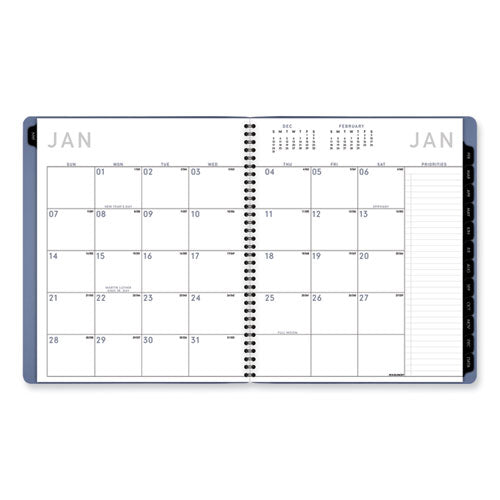 Image of AT-A-GLANCE® Contemporary Monthly Planner, 11.38 x 9.63, Blue Cover, 12-Month (Jan to Dec): 2025